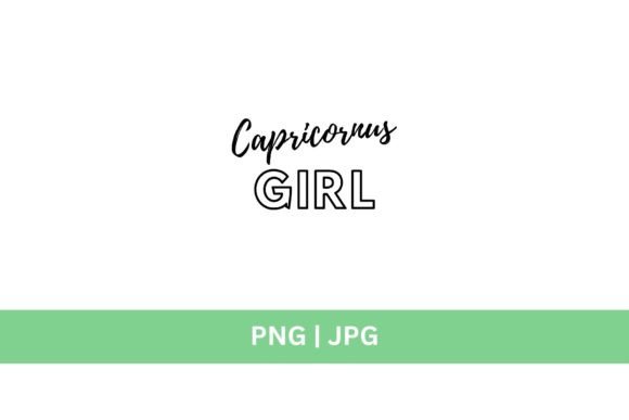 Capricornus Girl Graphic: A Creative Asset for Your Brand