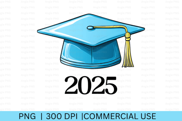 Celebrate with 2025 Graduation Cap Clipart