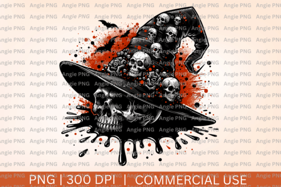 Enchanting Watercolor Witch Hat PNG Clipart for Halloween