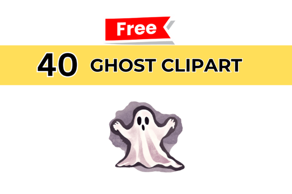 Ghost Cliparts: Spooky Charm for Every Project