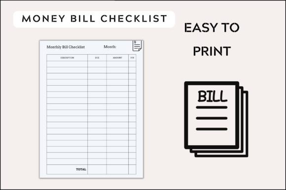 Master Your Finances with the Premium Monthly Bill Checker Planner