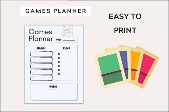 Master Your Game Creation with a Printable Games Planner Template