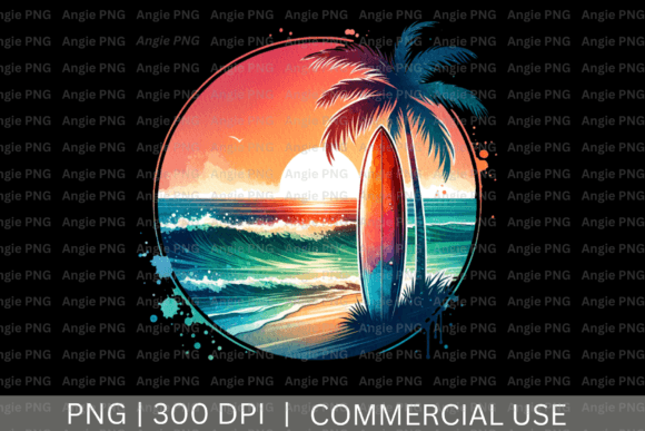 Summer Beach Sunset PNG Clipart: A Designer's Guide