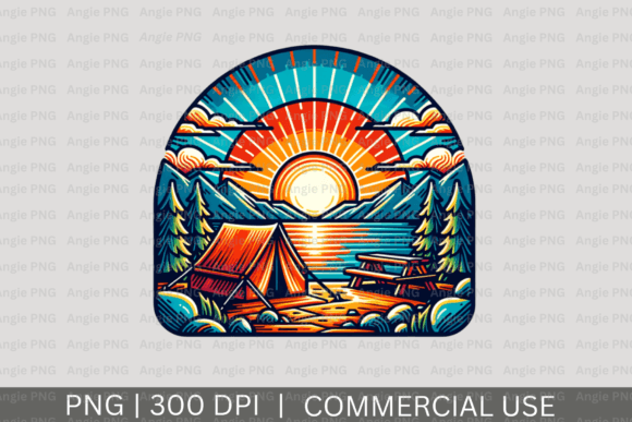 Timeless Adventures: Using Vintage Retro Camping PNG