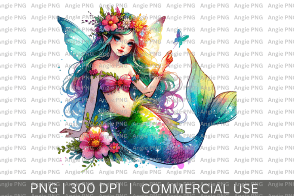 Unlocking Enchantment: Your Guide to Watercolor Mermaid Fairy PNG Clipart